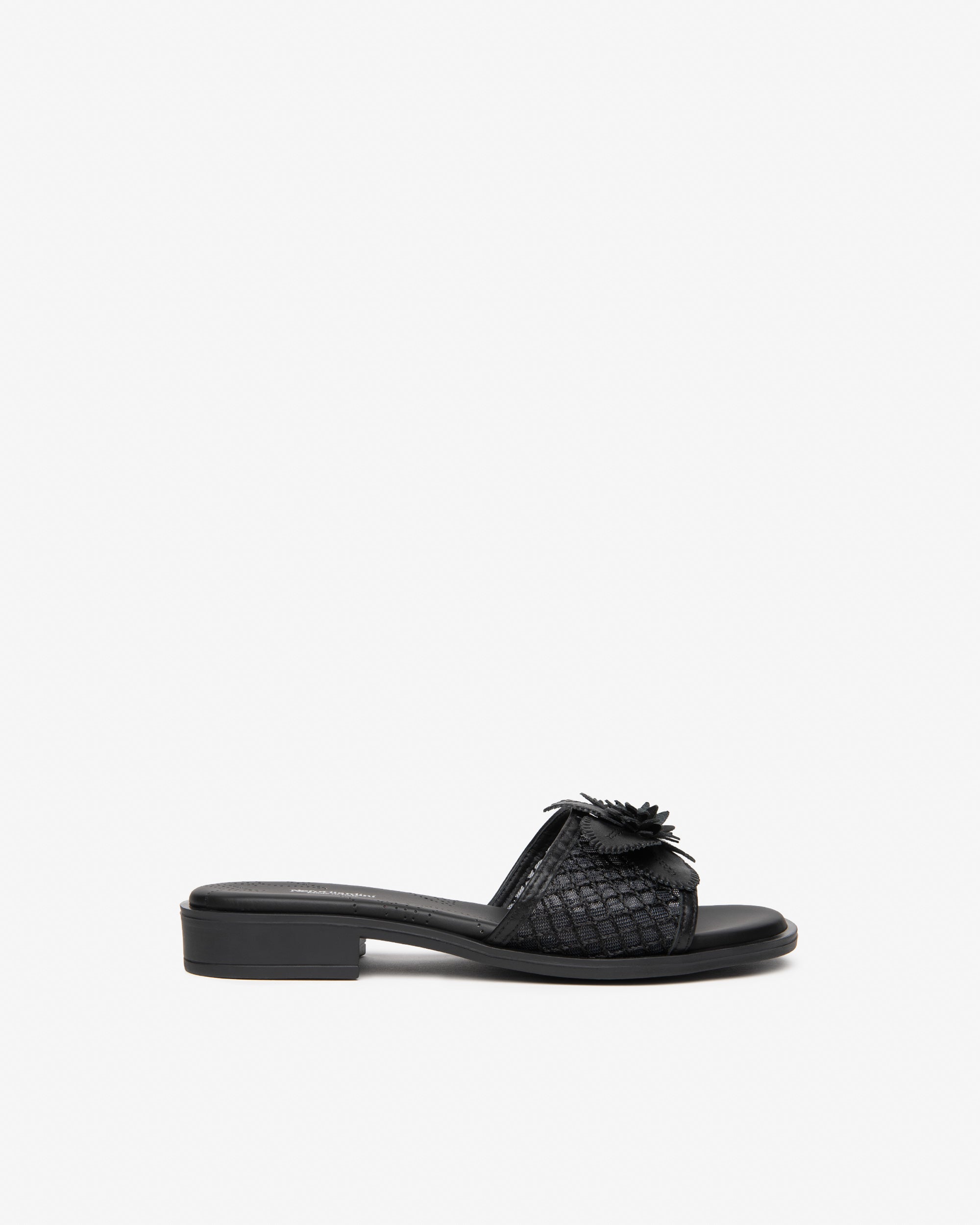 Nero Giardini Slippers mules cuir femme toile