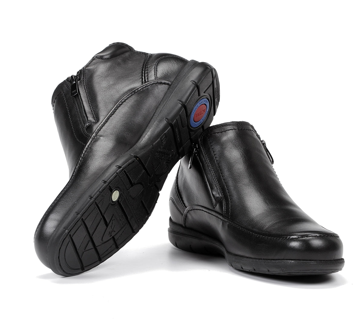 Fluchos Luca 87830 bottines homme noir cuir confort