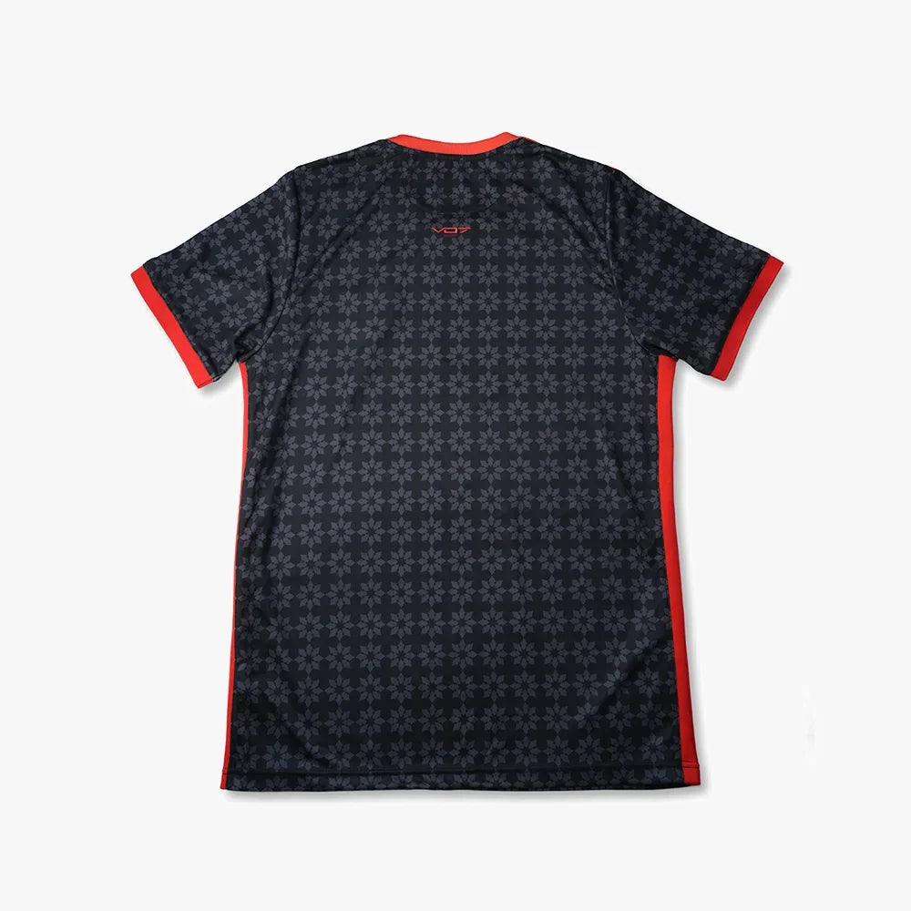 VO7 Maillot Turquie Black maillot foot noir respirant