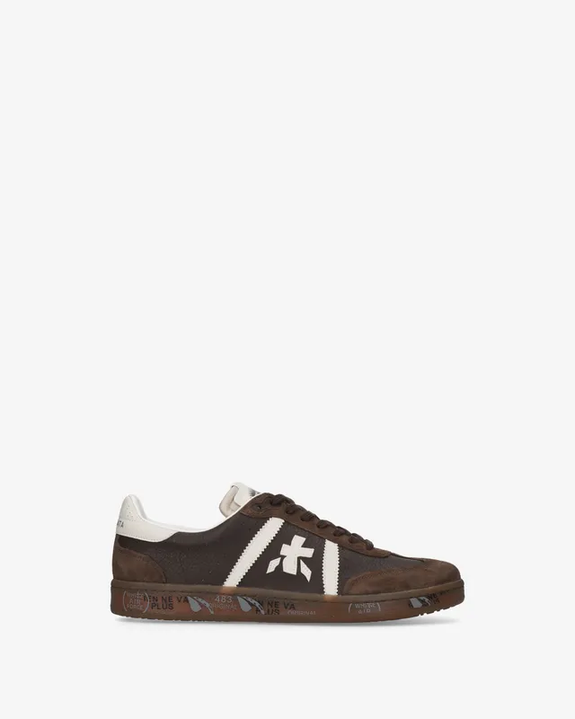 Premiata Bonnie 8590 baskets homme marron cuir