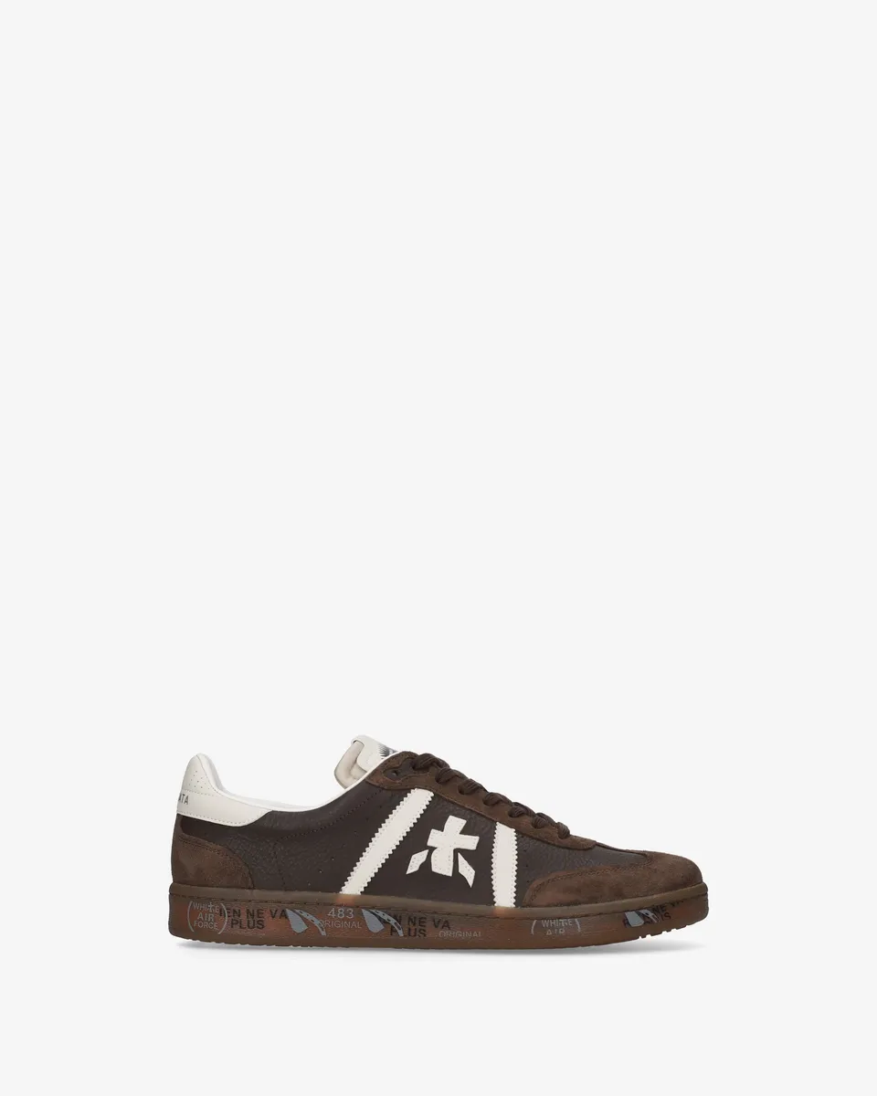 Premiata Bonnie 8590 baskets homme marron cuir