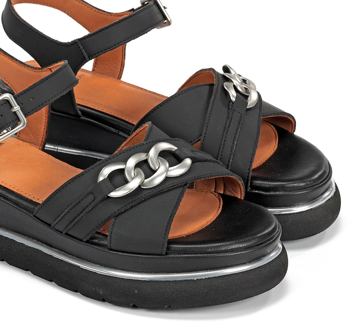 Dorking by Fluchos Nika D9527 sandales femme noires