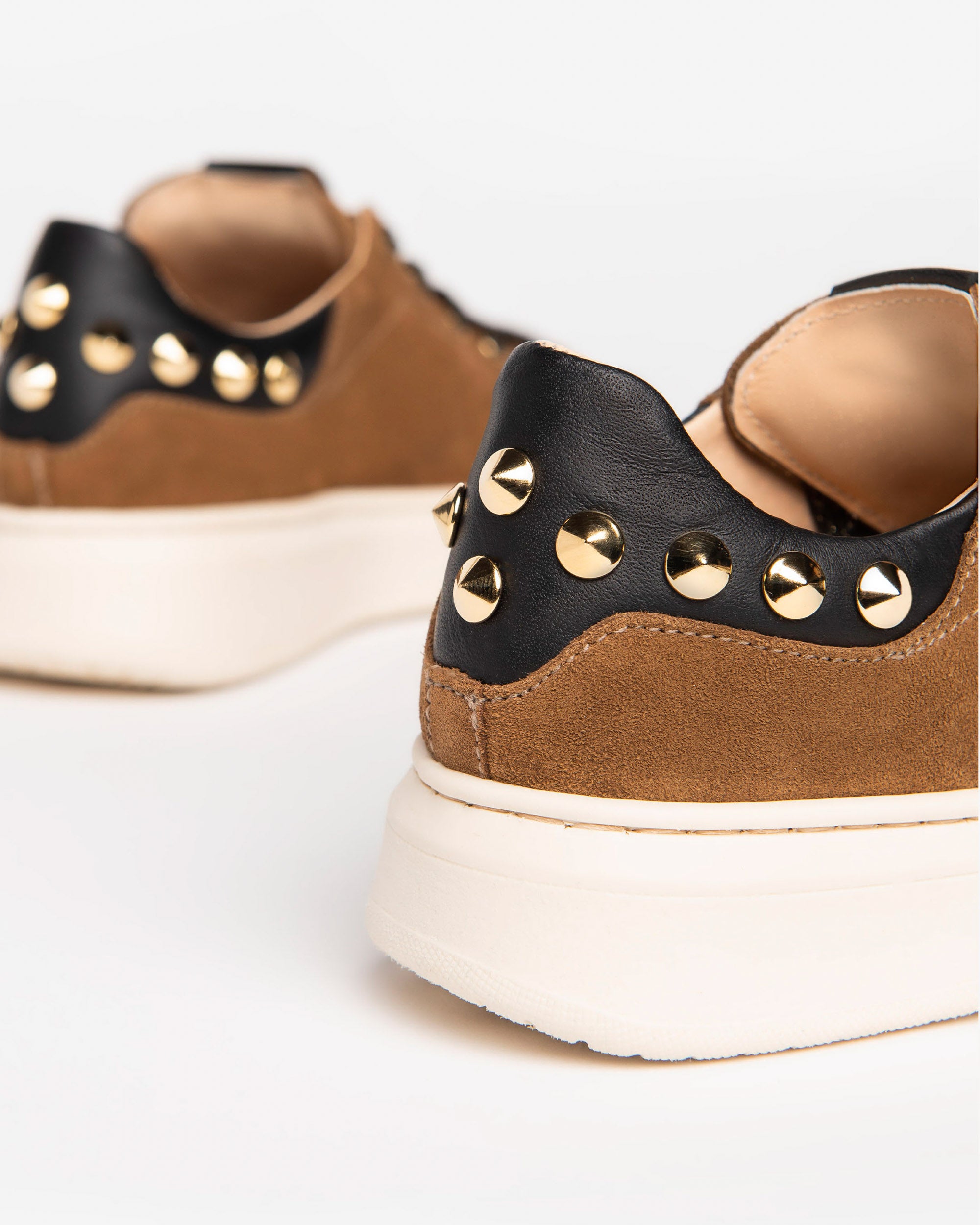 Nero Giardini Sneakers baskets fille ado cuir daim