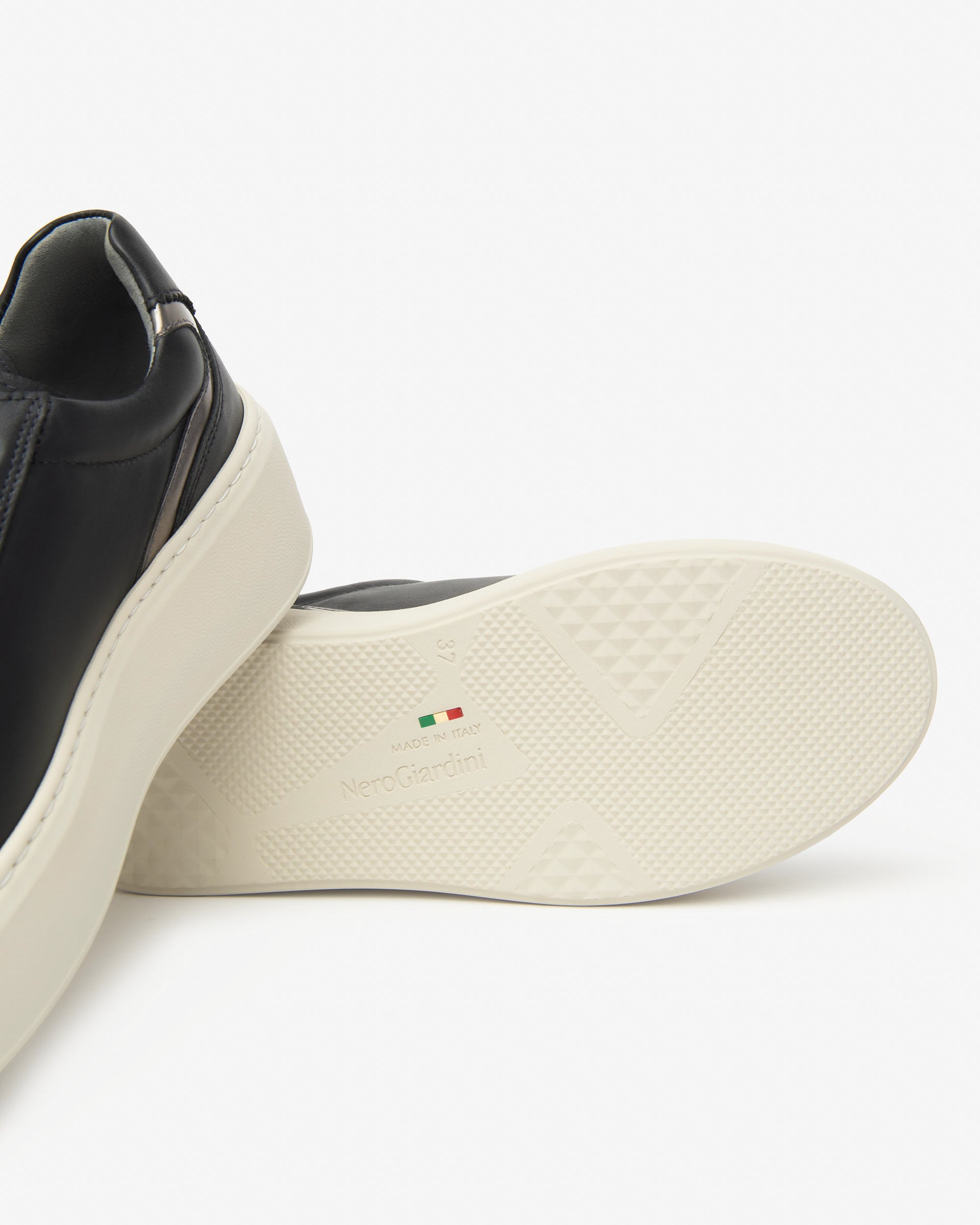 Nero Giardini Sneakers baskets cuir femme memory Dry-Go 35-41
