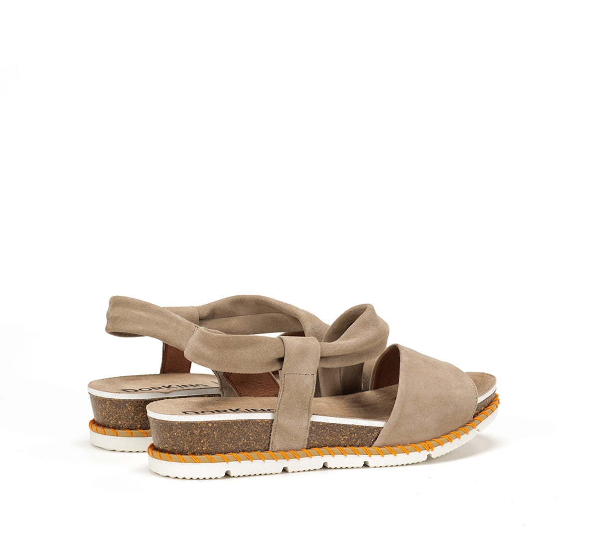 Dorking Sport D9324 sandales taupe femme velcro