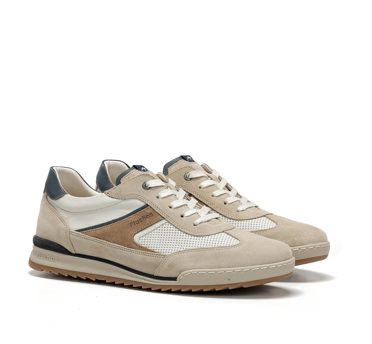 Fluchos Elder F2184 baskets homme beige confort