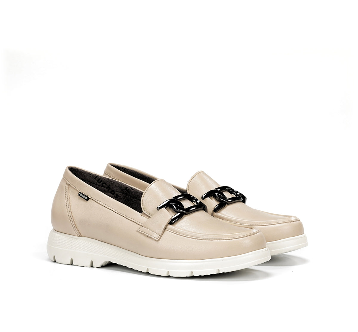 Fluchos Gladis F1794 mocassin femme taupe