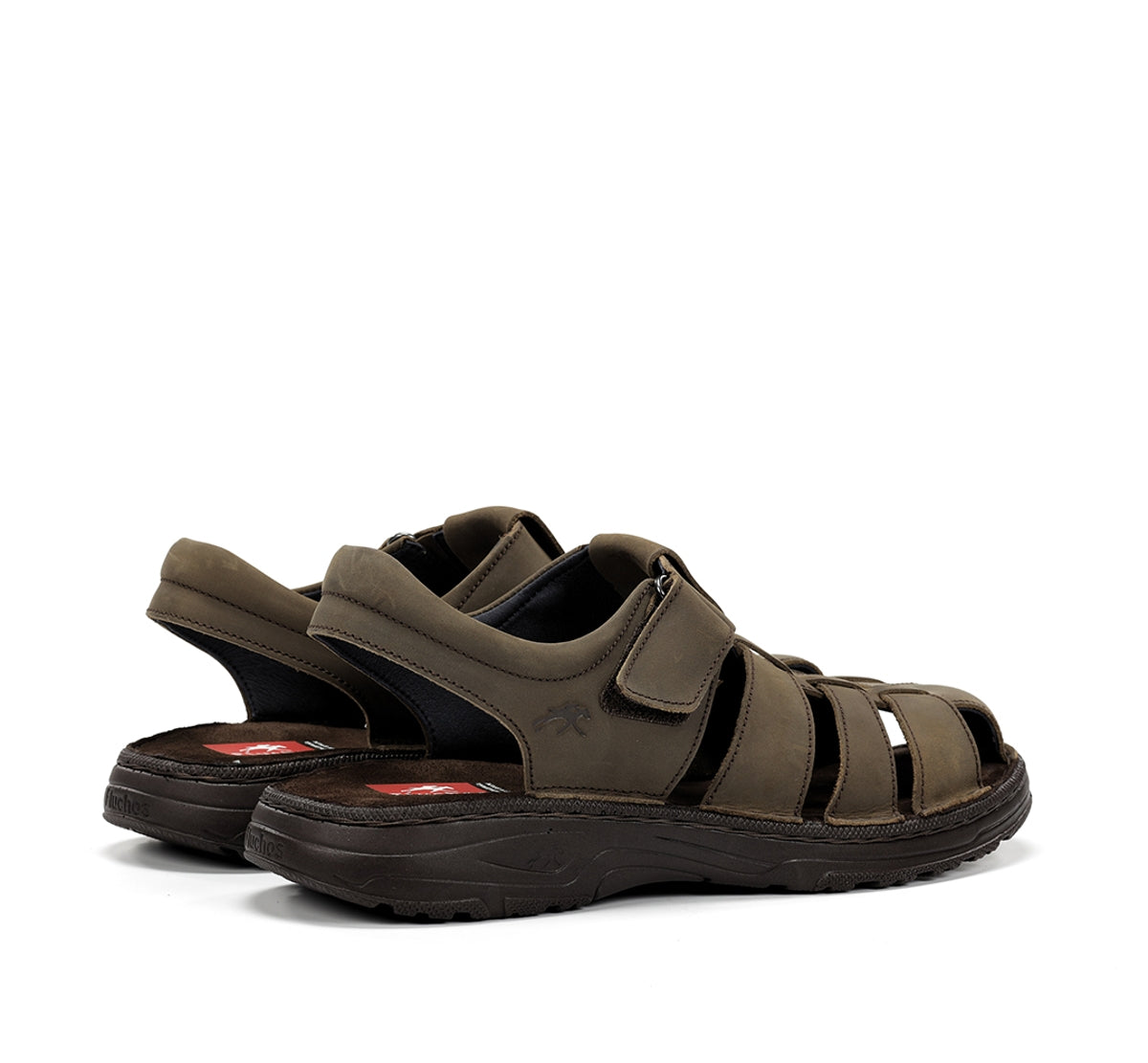 Fluchos Azores F2198 Sandales Homme Vert Velcro