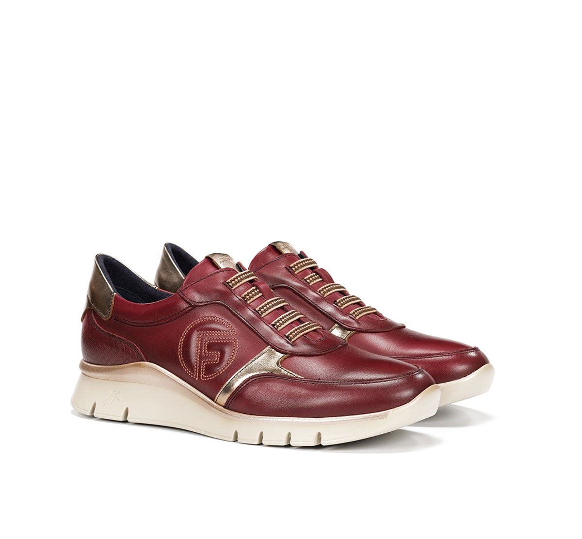 Fluchos Union F2074 baskets rouge femme large