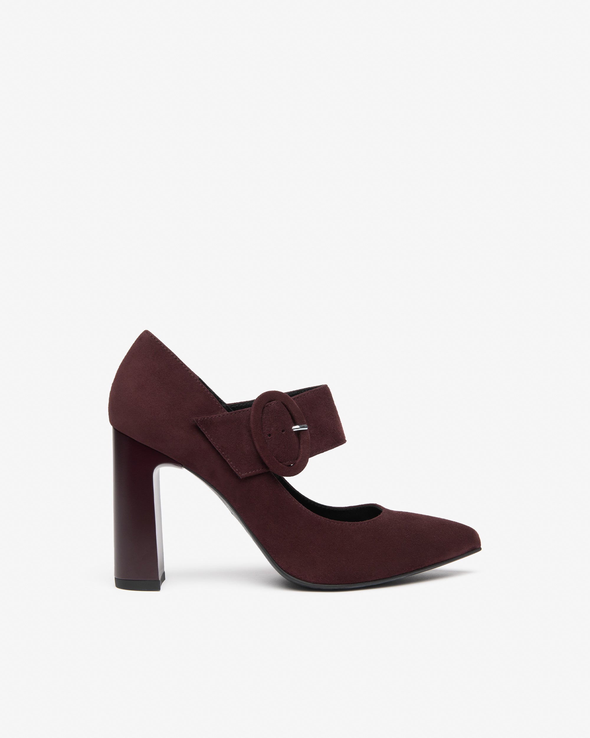 Nero Giardini Mary Jane Babies suède boucle talon 9,5 cm