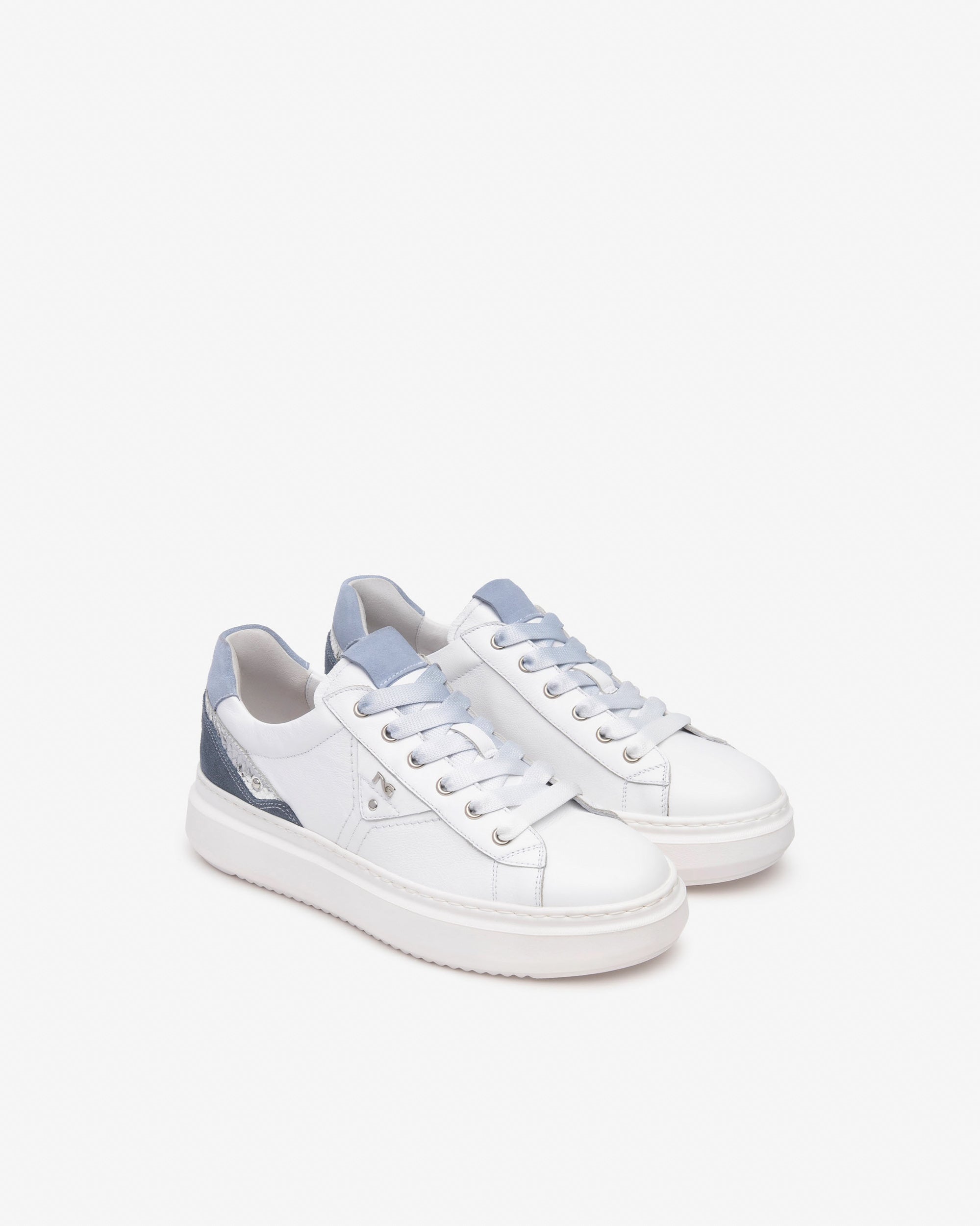 Nero Giardini Sneakers baskets cuir femme daim été