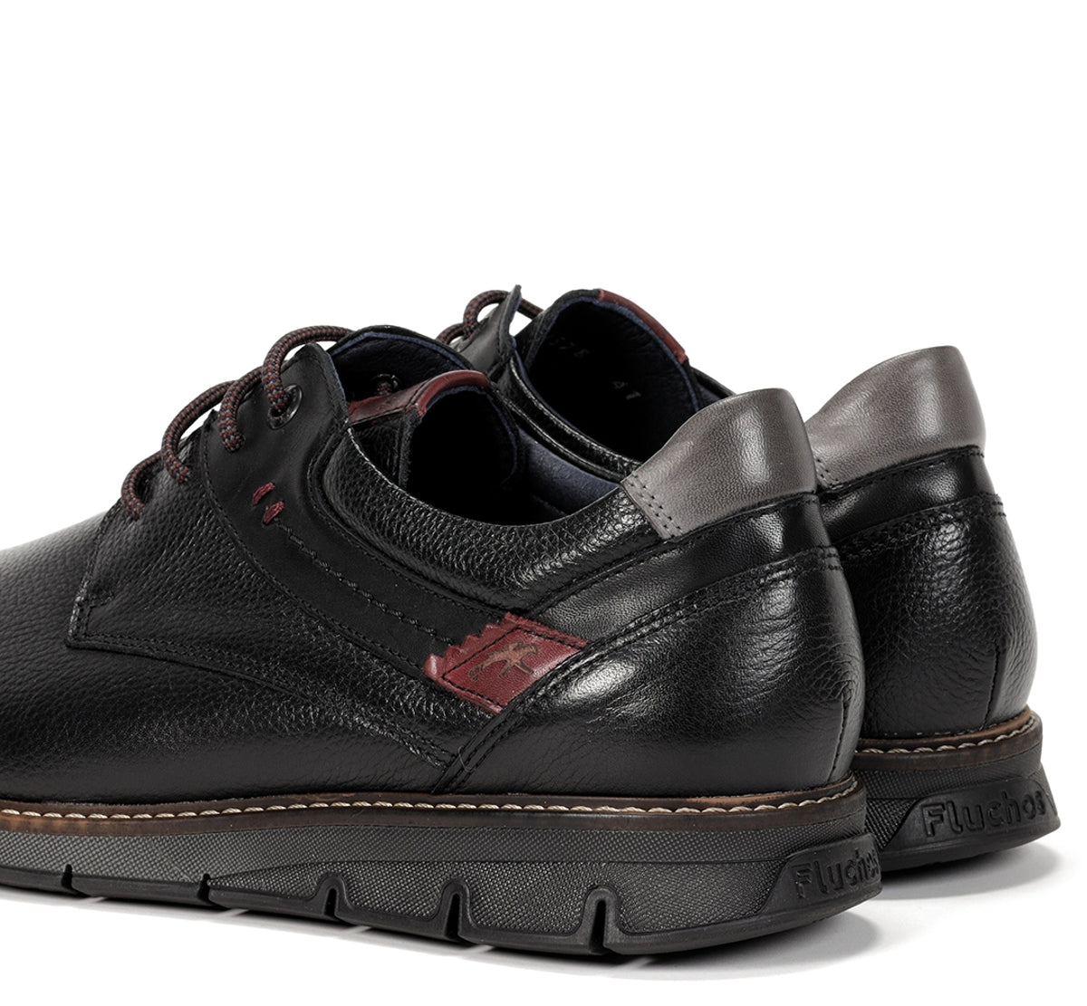Fluchos Kiro F1578 chaussure noir homme confort