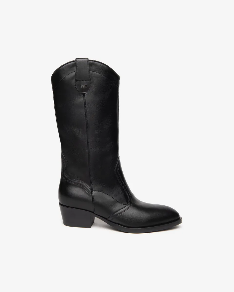 Nero Giardini Boots bottes cuir femme pointure 38