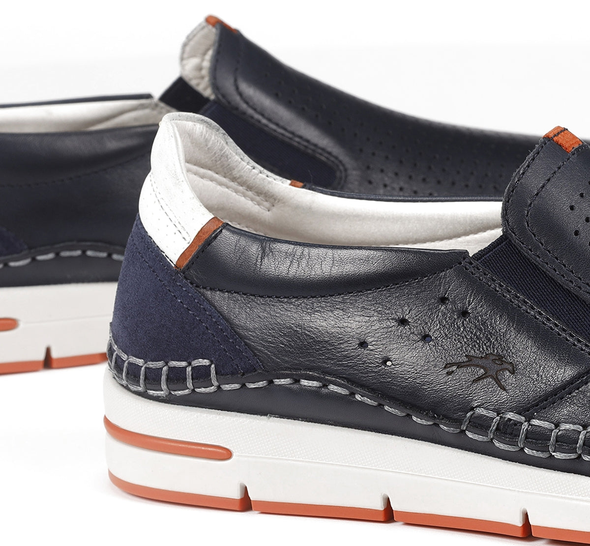 Fluchos Yannic F1445 slip-on bleu homme confort