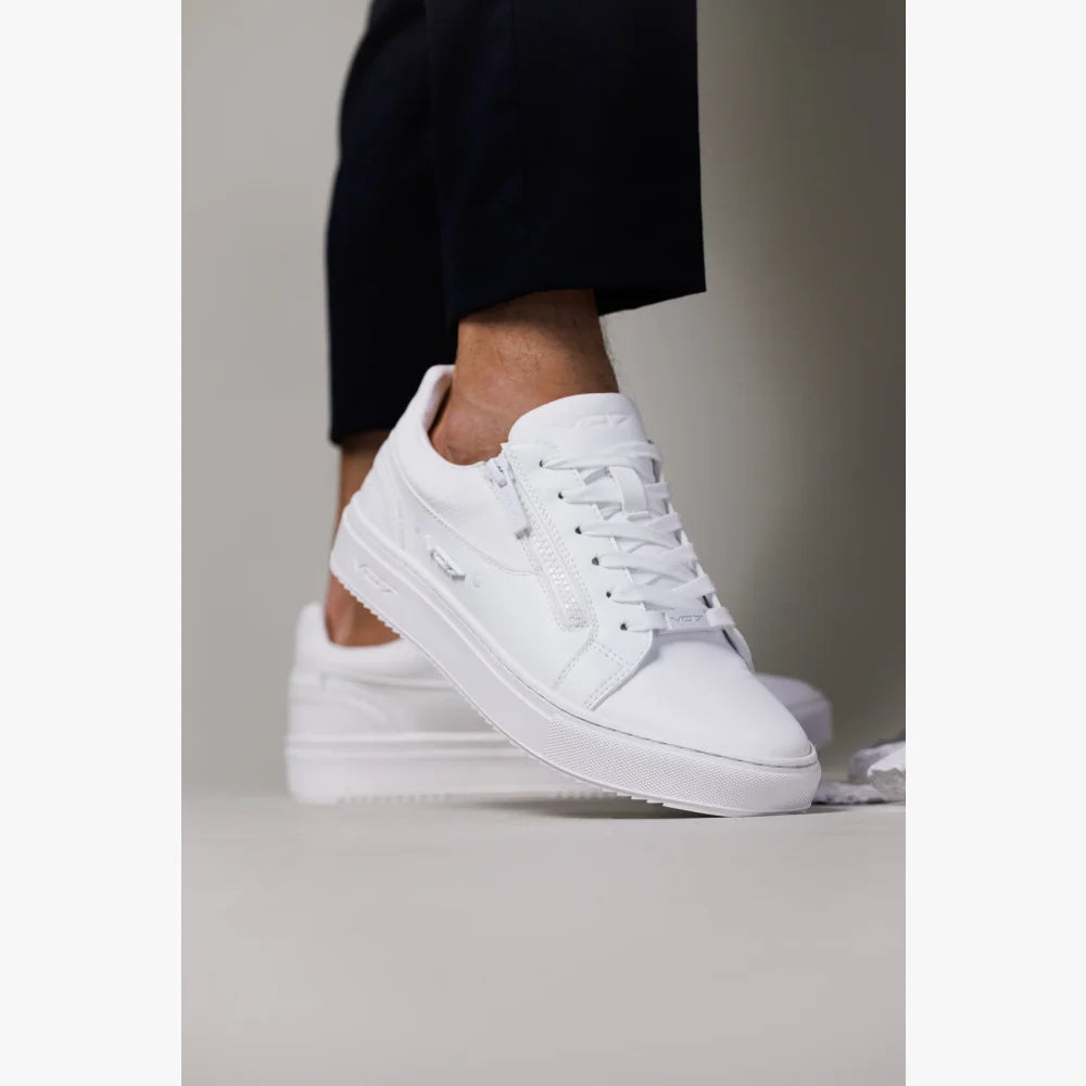 VO7 Roma Snake White basket blanche effet serpent