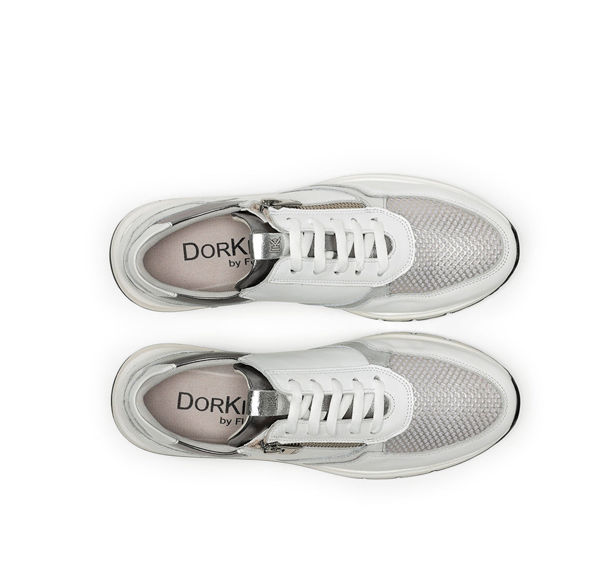 Dorking Serena D9051 basket femme blanche