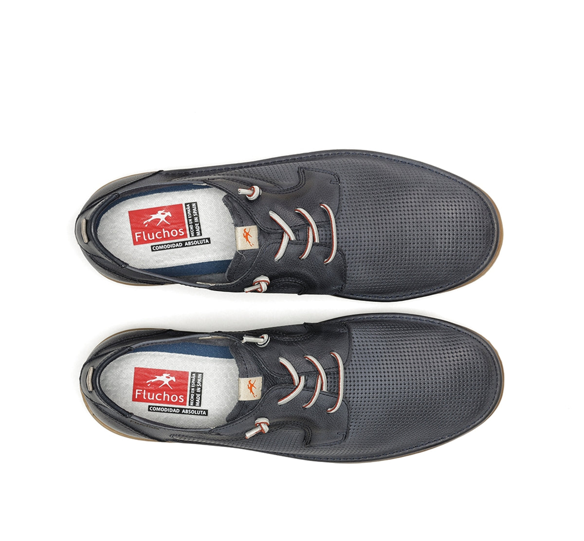 Fluchos Leo F1947 baskets homme bleu rétro