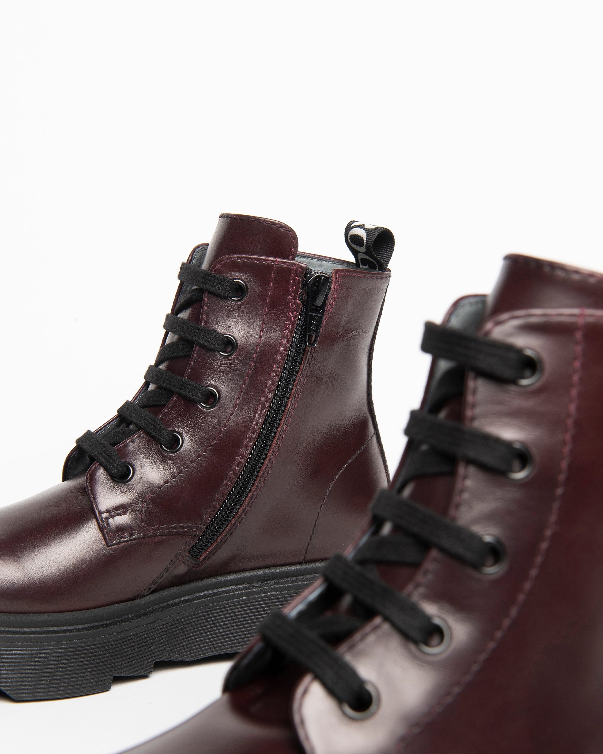 Nero Giardini Combat Boots Rangers Cuir Fille