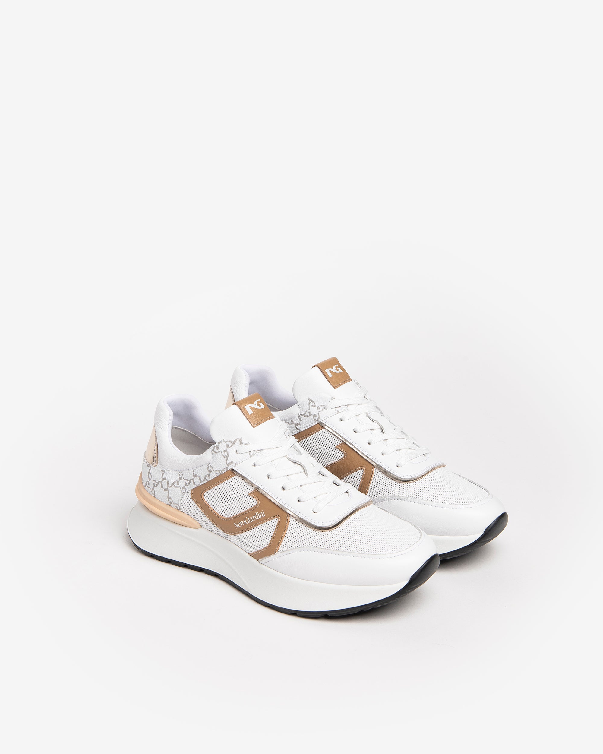 Nero Giardini Sneakers baskets cuir femme DryGo confort