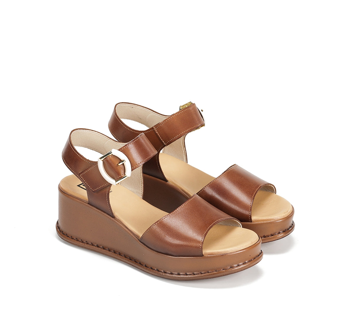 Dorking Windy D9649 Sandales Marron Femme Cuir