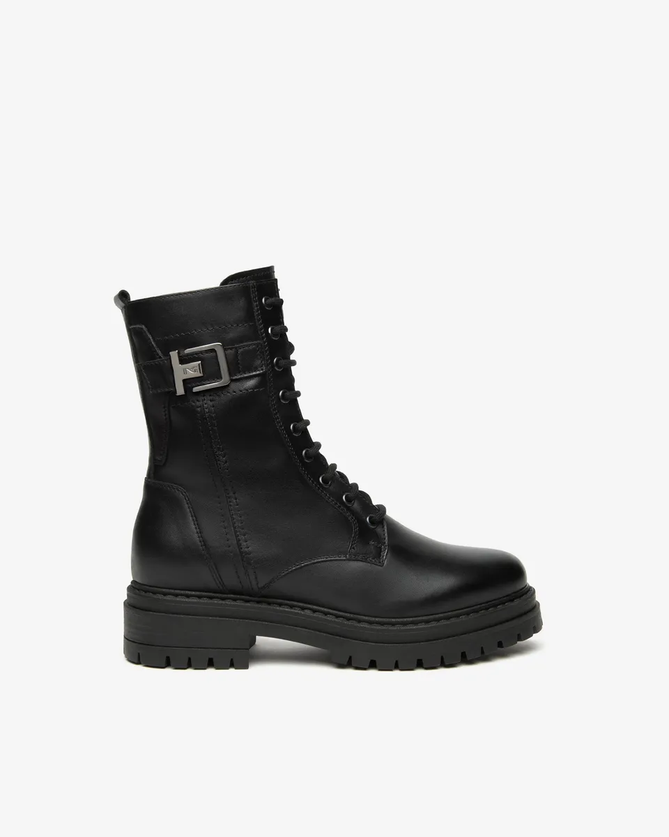 Nero Giardini Combat Boots rangers cuir femme