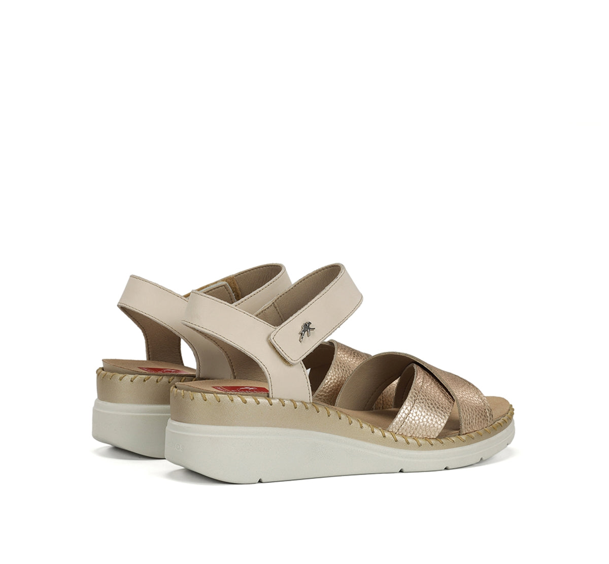 Fluchos Leza F2139 Sandales Femme Doré Confort