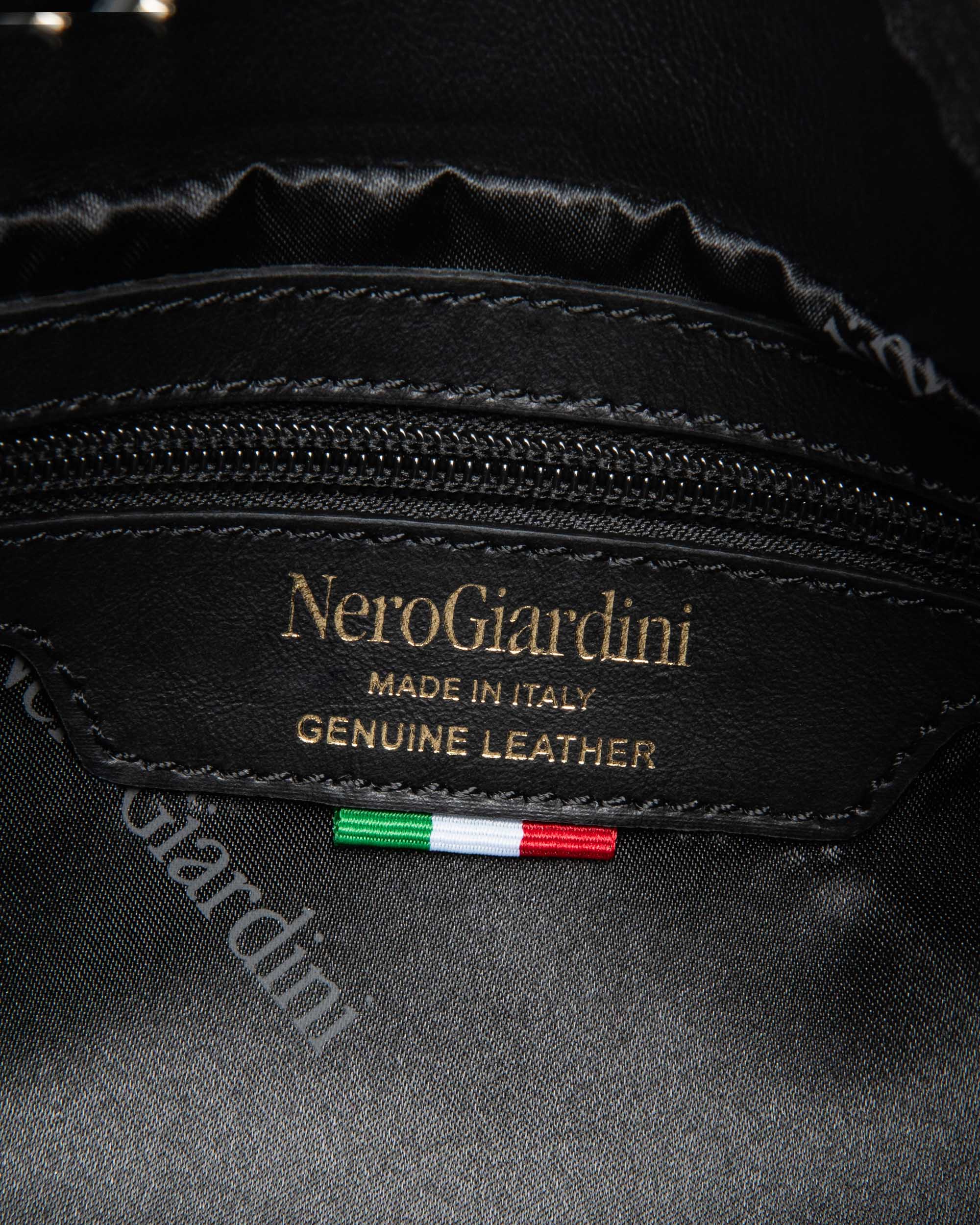 Nero Giardini Bags sac hobo cuir femme franges
