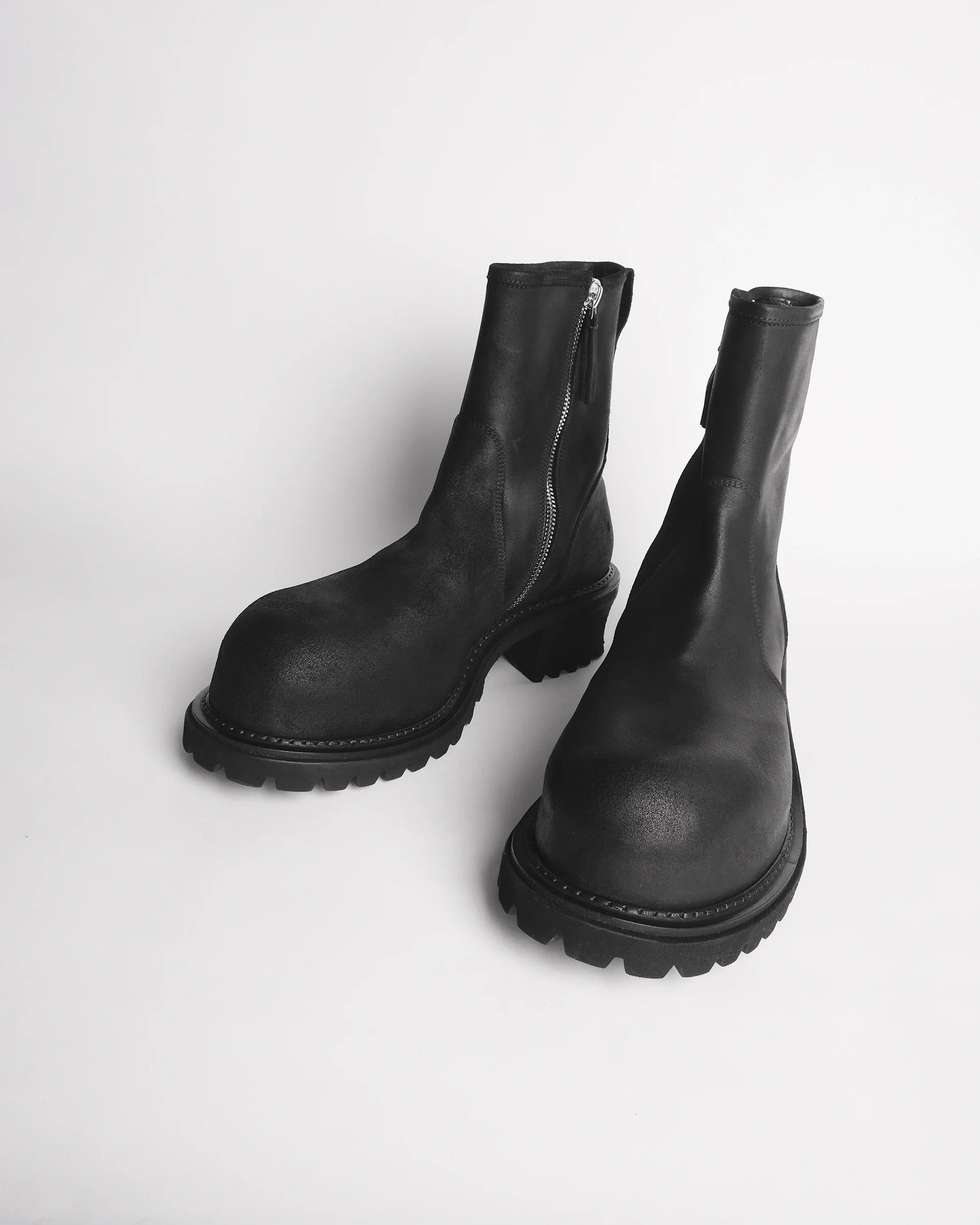 Premiata 017 boots cuir zip homme