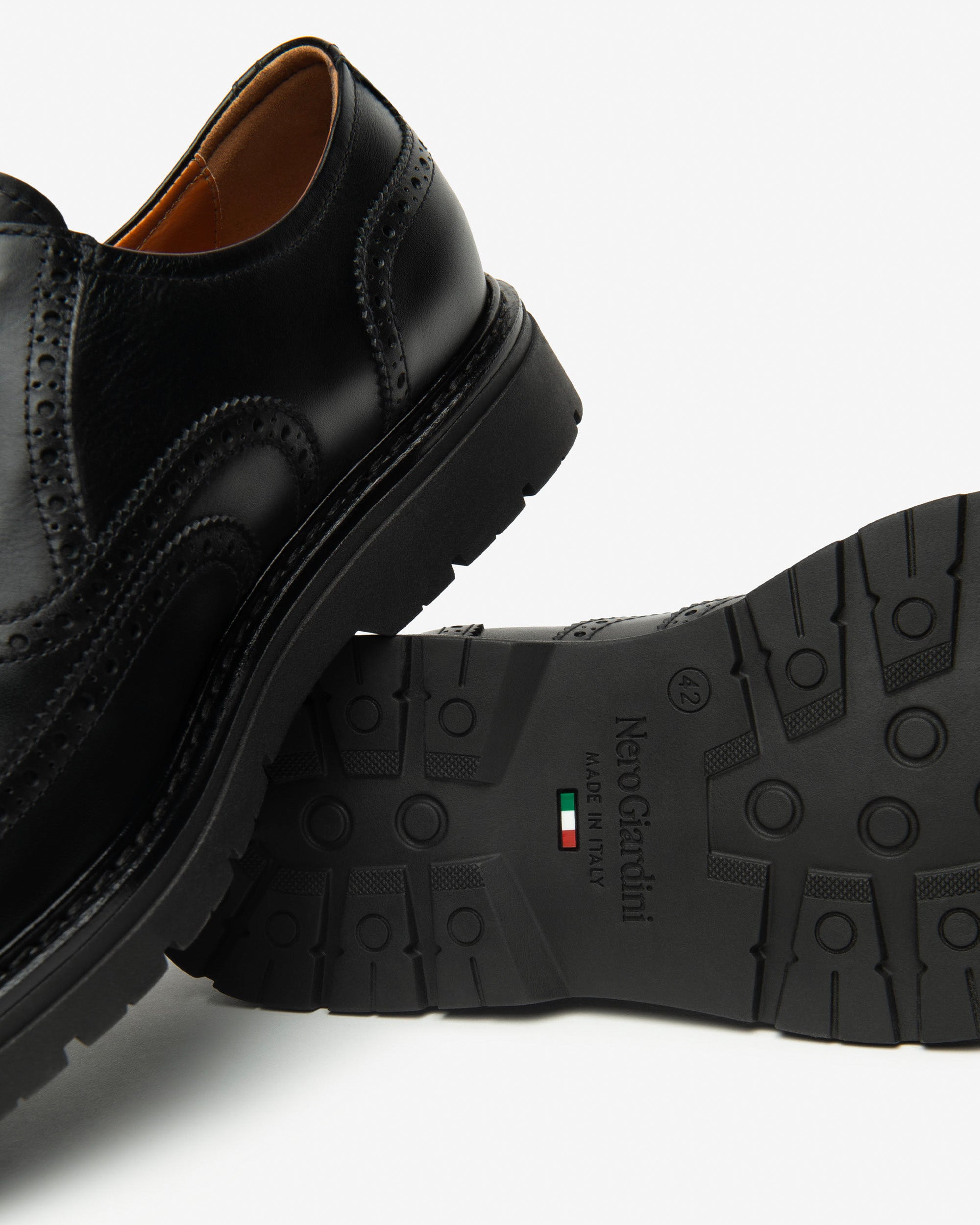 Nero Giardini Tie-up derbies cuir homme