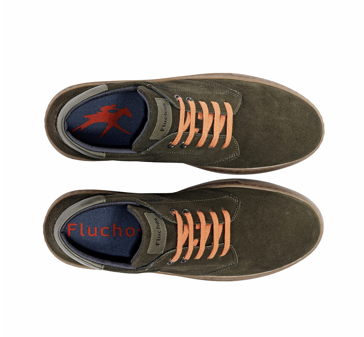 Fluchos Nemo F2267 bottines vert homme slip on