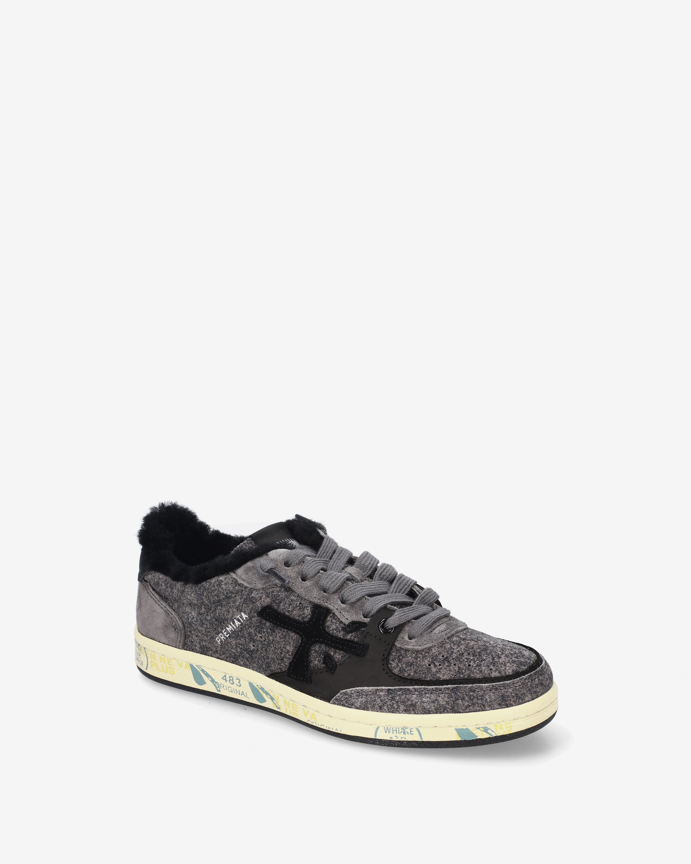 Premiata Bskt Clayd 8713M baskets femme gris