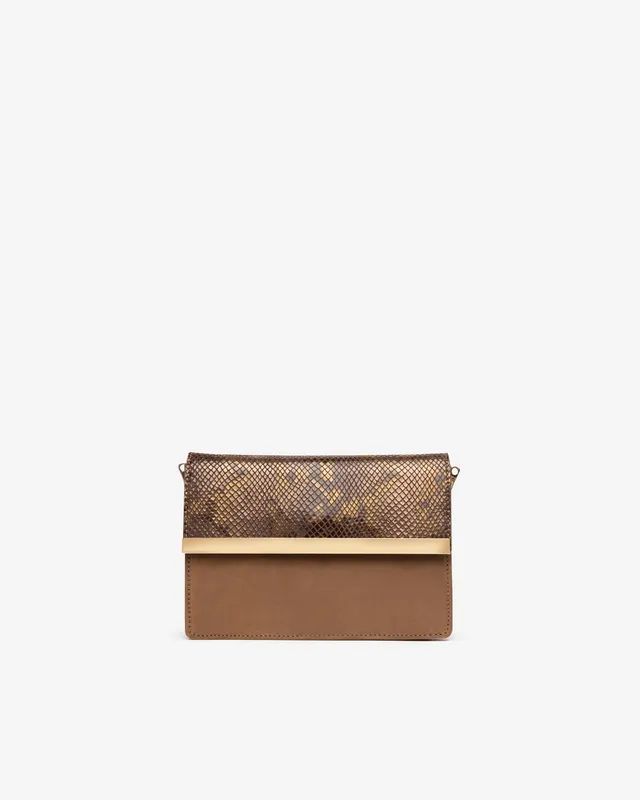 Nero Giardini Bags pochette cuir suède animalier PZ