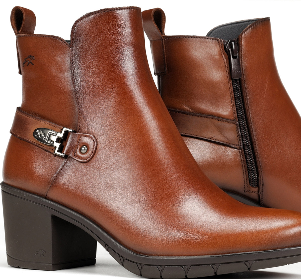 Fluchos Nydia F1798 bottine marron habillée femme