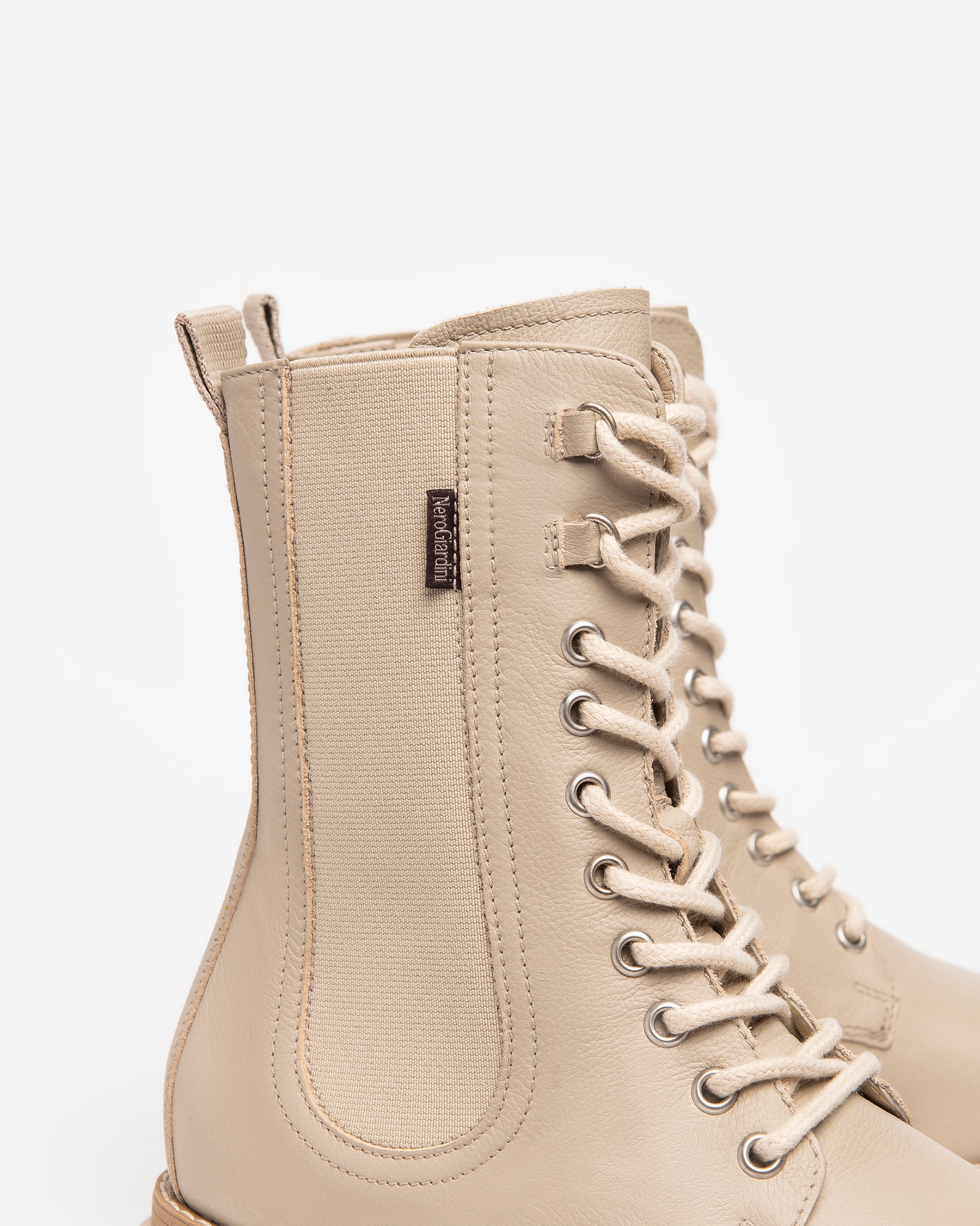 Nero Giardini Combat Boots bottines cuir femme noire 38