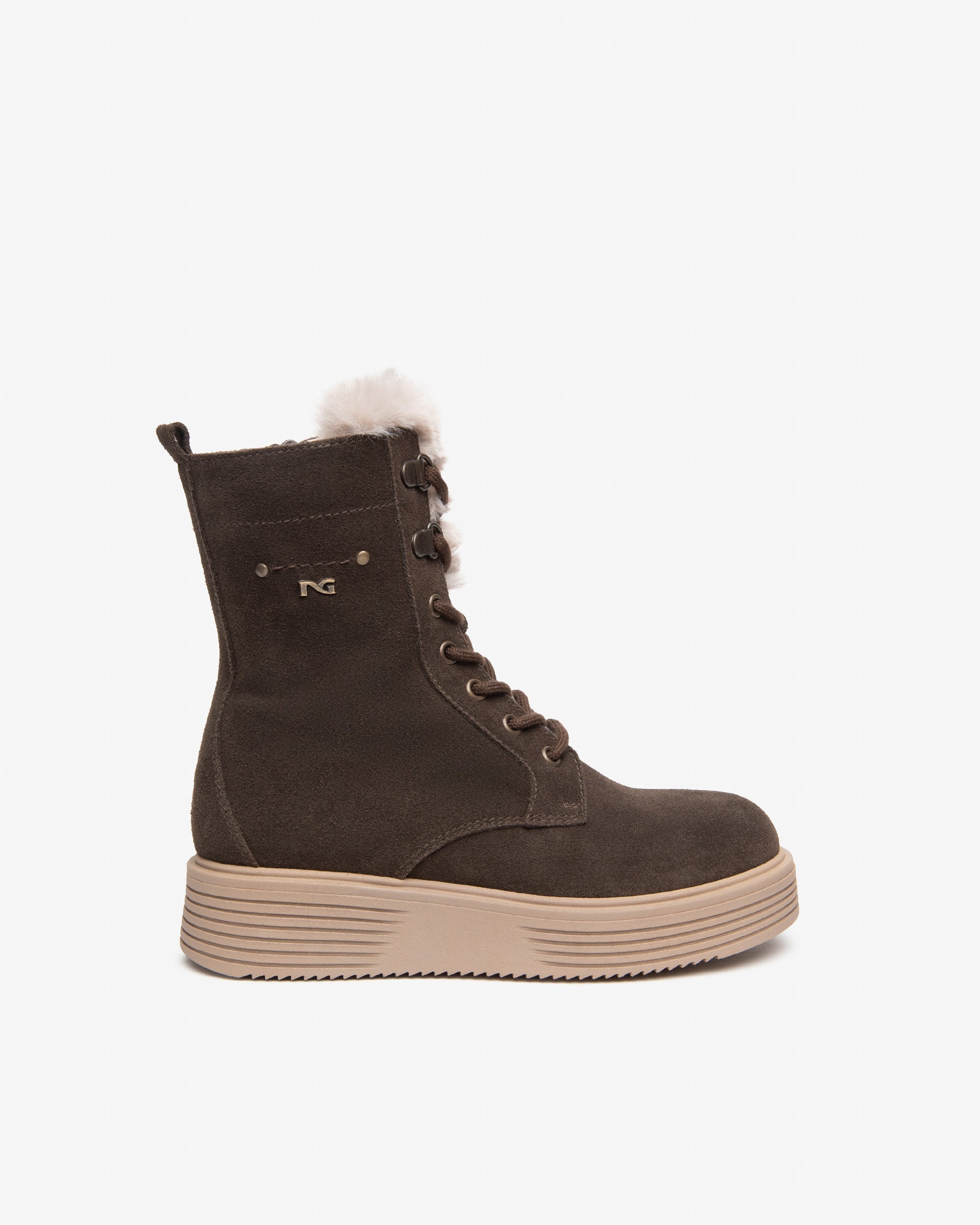 Nero Giardini Combat Boots bottines fille daim pointure 36