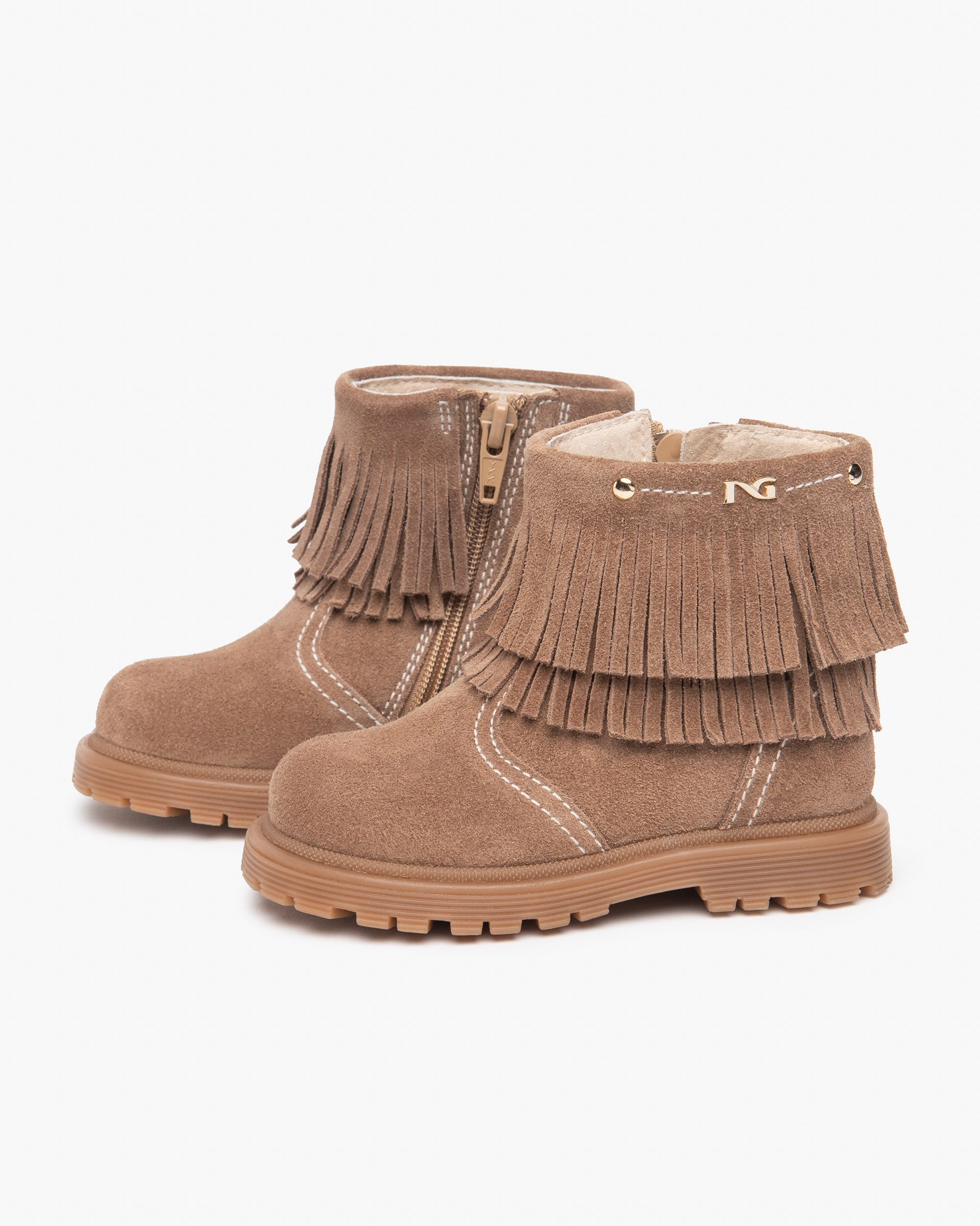 Nero Giardini Ankle Boots bottines daim fille franges