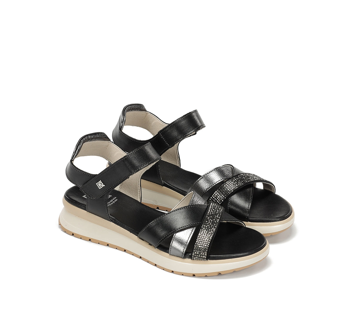 Fluchos Dorking Ter D9728 sandale femme noire confort