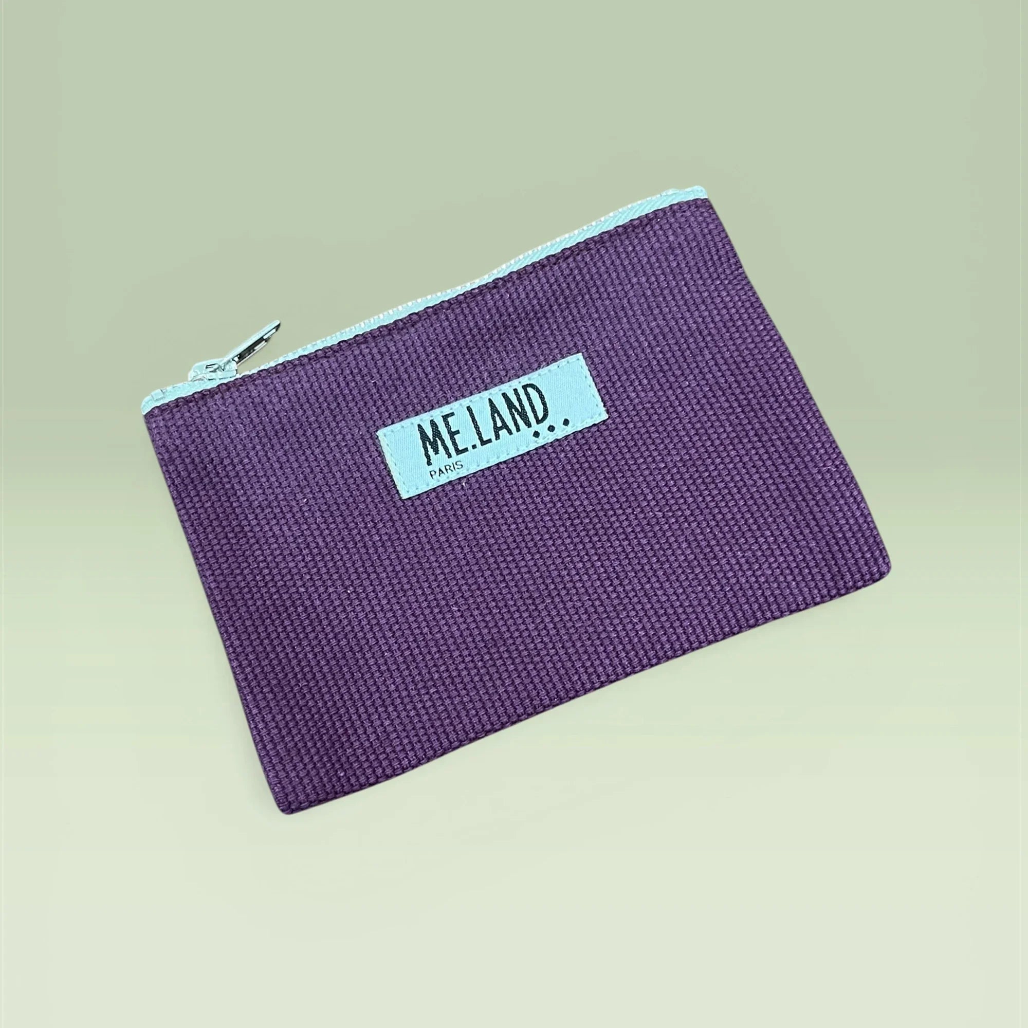 Me.Land mini pochette coton bio noir upcyclé