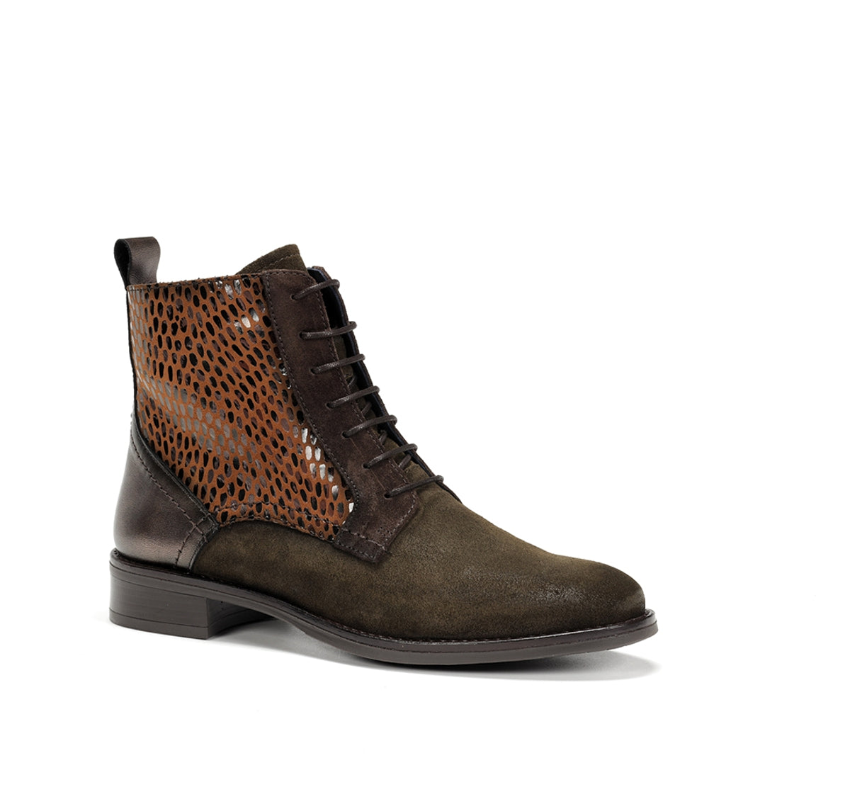 Dorking Harvard D8709 bottines vertes femme