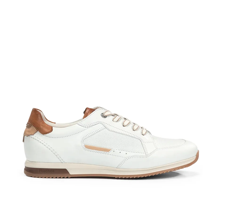 Fluchos Samir F2187 baskets blanc homme cuir