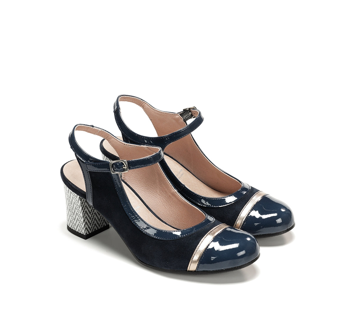 Dorking by Fluchos Rodin D9093 escarpins bleu talon