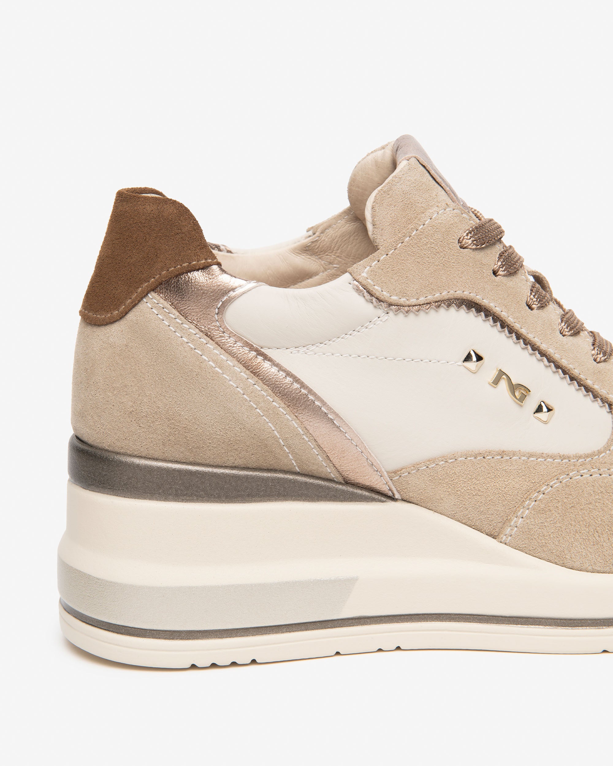 Nero Giardini Sneakers baskets femme cuir daim 38