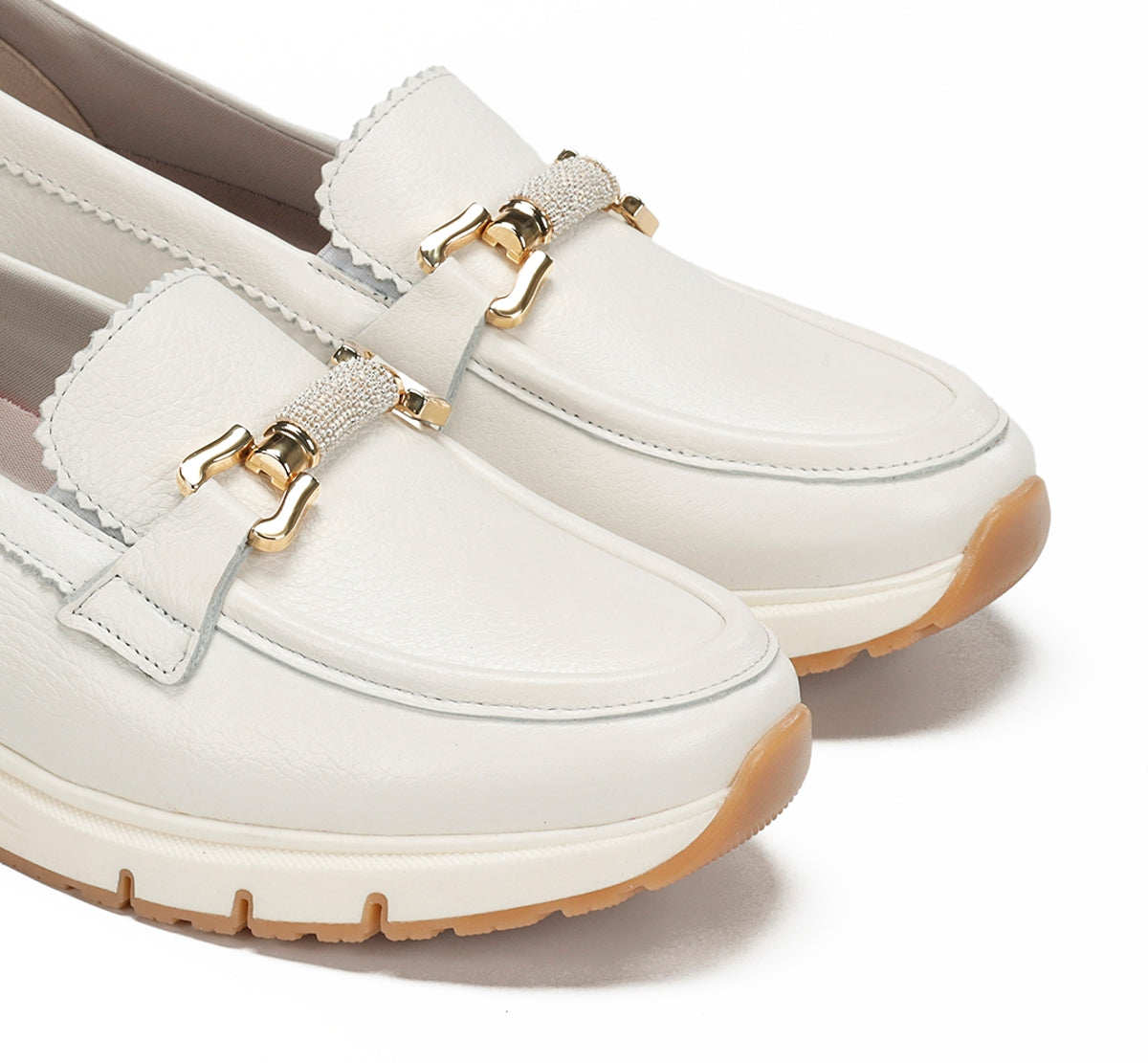Dorking Serena D9655 mocassin femme blanc