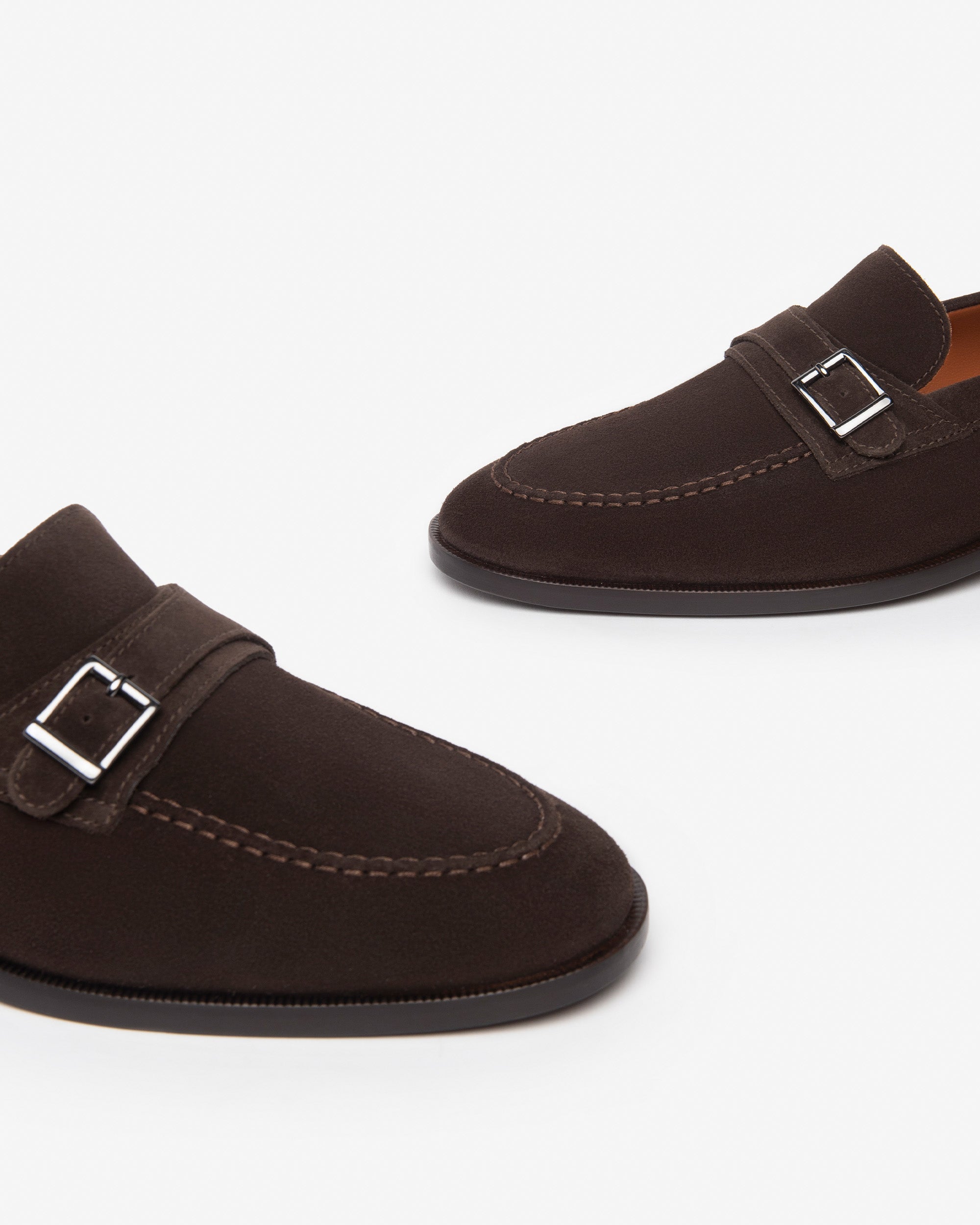 Nero Giardini Loafers mocassins daim homme boucle