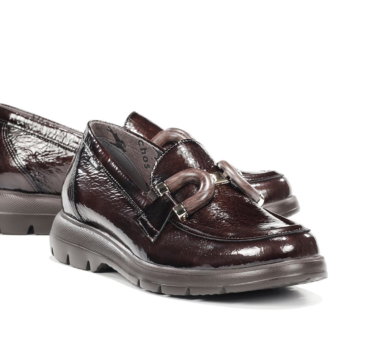 Fluchos Gladis F2514 mocassin marron femme cuir