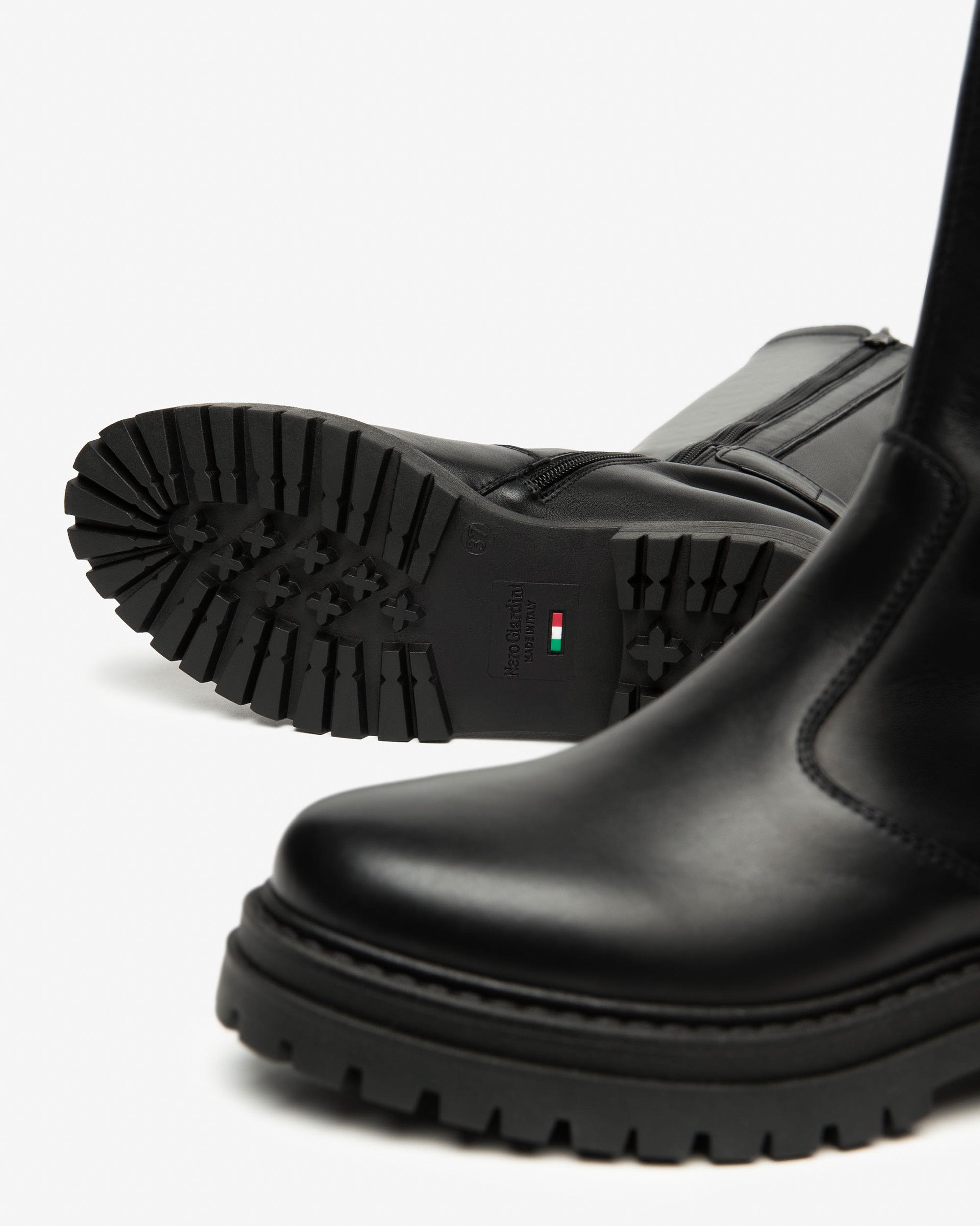 Nero Giardini Boots bottes femme cuir pointure 38