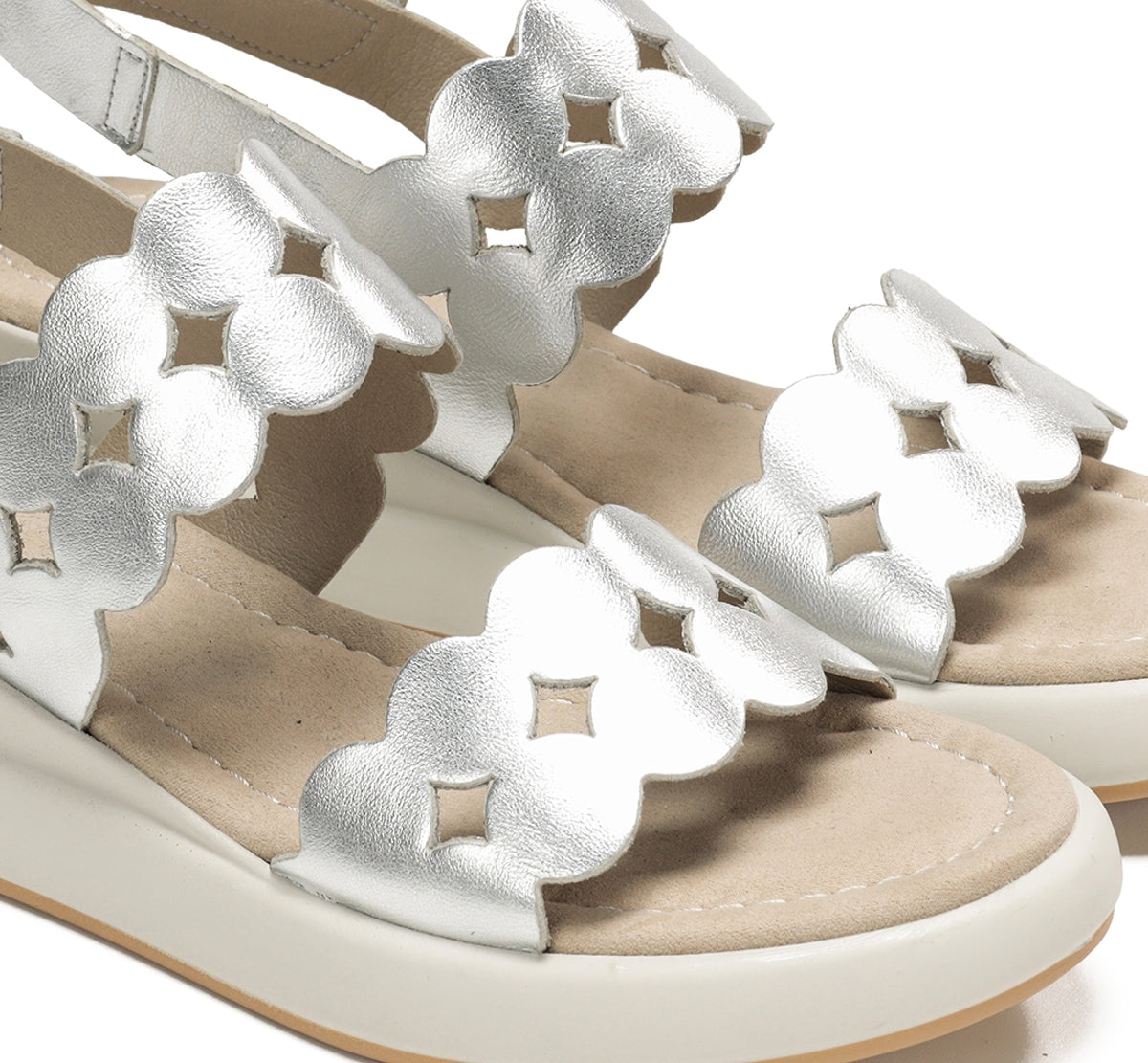 Dorking by Fluchos Slam D9291 sandale argent femme