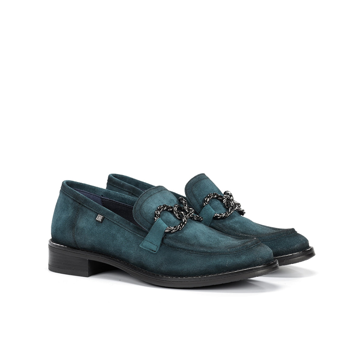 Dorking by Fluchos Harvard D9117 mocassins femme bleus