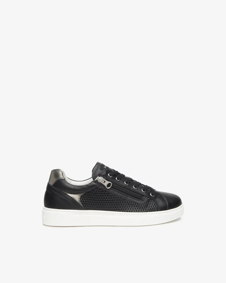 Nero Giardini Sneakers baskets cuir tissu femme 38