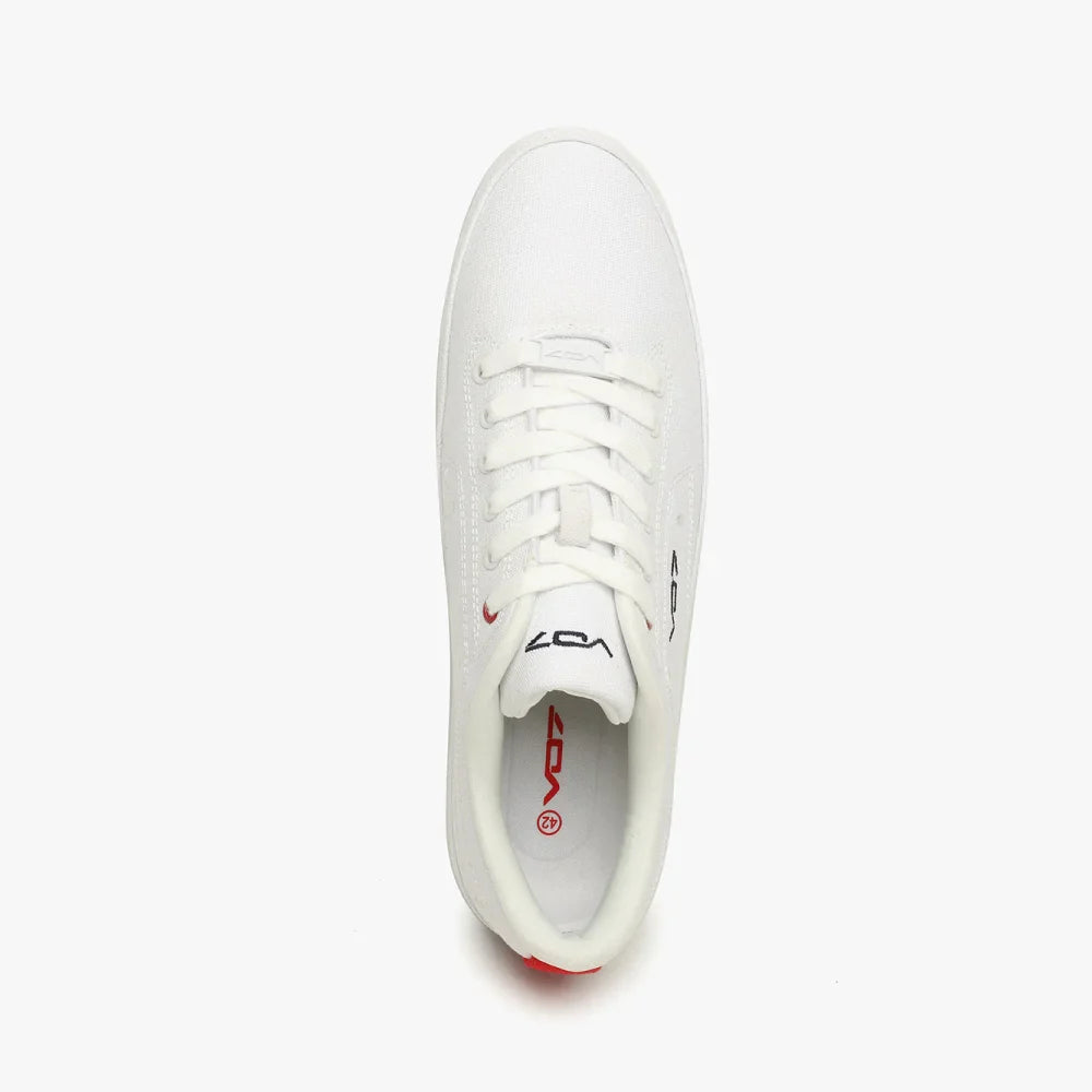 VO7 Yacht 10 White Sneaker Blanche Textile Basse